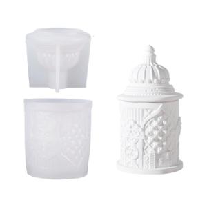 Multipurpose Castles Memories Shaped Silicone Mould for Resin Art Containers Craft Projects Easy Release
