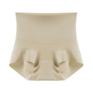 KUCHAR Women Seamless Underwear High Waist Micro Pressure Shaping Tummy Control Panties Antibacterial Breathable Briefs