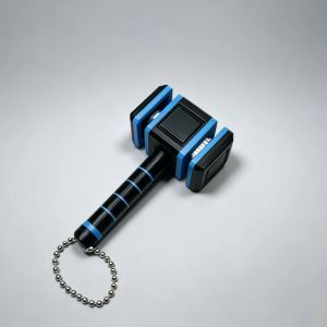 Mini Búa Thần tài Clicker KEYCHAIN-3D in căng thẳng Relief Búa đồ chơi cơ khí bấm vào âm thanh cảm giác Thần Tài Mặt dây chuyền cho ba lô EDC chống lo lắng dây khóa mới lạ Quà Tặng