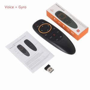【การจัดส่งในพื้นที่】G10S เสียงรีโมทคอนโทรล 2.4G Wireless Air Mouse 2.4G Wireless Gyroscope IR การเรียนรู้สําหรับ Android TV กล่อง H96 Max X3