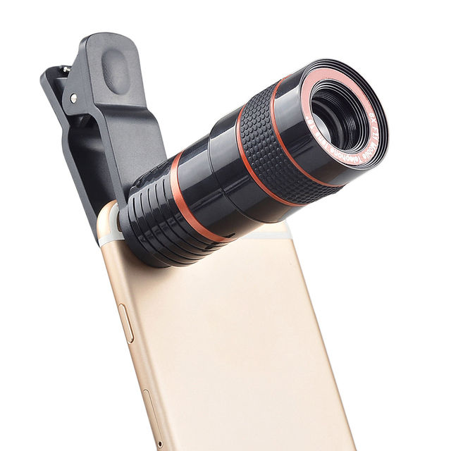 Apexel Universal 8x Zoom Optical Phone Telescope Portable Mobile Phone