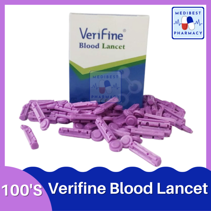 Verifine Blood Lancet 30g 100s Lazada