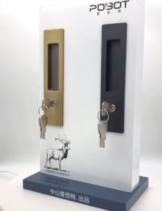 Sliding Door Lock With Flush Recessed Handle Invisible Barn Wood Door Anti-theft With Keys Furniture Hardware Rectangle Sliding Door Lock With Flush Recessed Handle Invisible Barn Wood Door Anti-theft With Keys Fu
