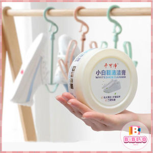 Biblio【Ready in Stock】 120g White Shoes Cleaning Cream Shoes Cleaner Shoe Stain Remover With Wipe Sponge