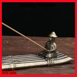 Family Flower Flash Sale 1 cái Lư Hương trang trí nhà người giữ hương thuyền người đàn ông lớn tuổi Câu Cá Phong Cách Nhật Bản hương Stick trang trí hương liệu