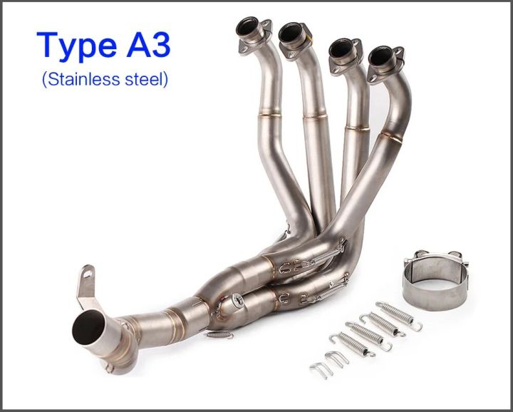 a3 a3 Motorcycle Exhaust Mid Pipe Titanium Alloy Full For Kawasaki Z900