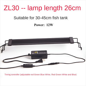 Pro Aquarium LED Light 10000K Full Spectrum with Timer&Dimmer Alloy Cooling Anti-Flicker for Fish/Plant Tank