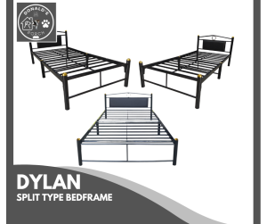 DYLAN SLEEK METAL BED FRAME W/ PADDED HEADBOARD FOR STYLISH BEDROOM - DONALDs PORCH