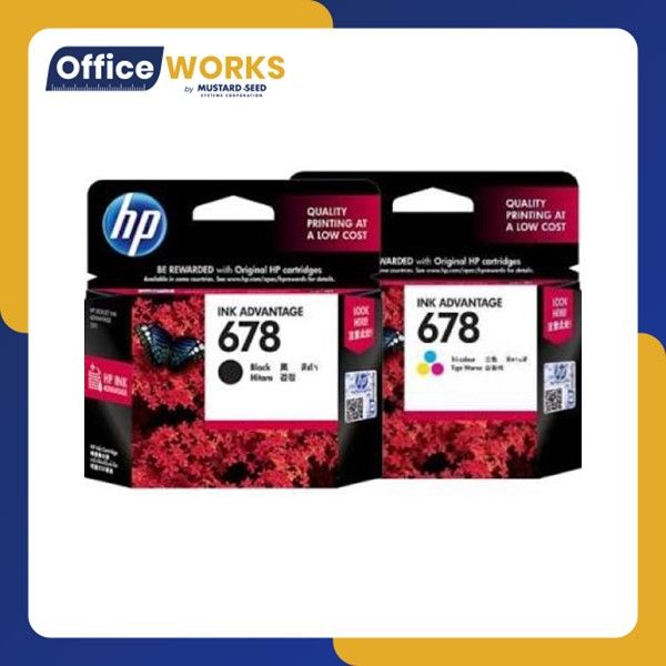 Hp 755 Ink HP 678 Ink Cartidge Black / Tricolor | Lazada PH