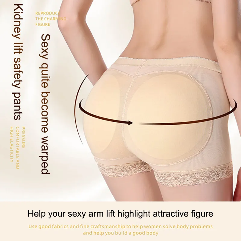 Women Seamless Butt Lifter Padded Panties Enhancer Underwear Butt