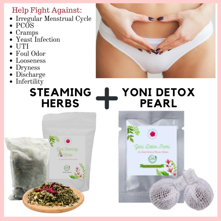 BEST SELLER Yoni Steam Herbs and Yoni Detox Pearl Vaginal Yeast