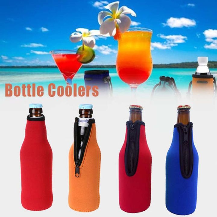 A LAU Outdoor Travel Zipper Beverage Bar Beer Bottle Coolers Wine ...