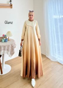 Zahira1808 Naila 7 Bahan Dobyy Gradasi Gamis Murah Trendi Baju Syari Muslim Wanita Ibu Terlaris Baju Pesta Adem Nyaman Di Pakai Real pict