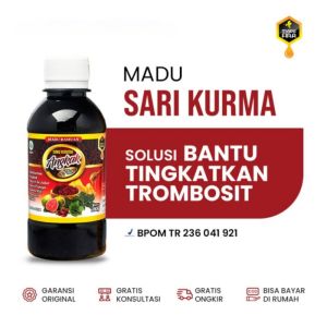 Madu Sari Kurma Angkak Solusi Bantu Tingkatkan Trombosit 470gr