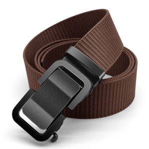 New Trend Men Belt Automatic Alloy Buckle Casual Canvas Male Belts Fashion Young Nylon Belt For Jeans Pants Strap High Quality