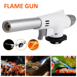 Adjustable Camping Gas Torch Welding Fir e Maker Light-er Buta-ne Burn-er Fla me Tool