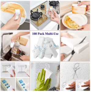 High Density Dipping Dish nano Sponge Kitchen Cleaning Car Wash Shoe Polish Sponge Can Be Cut