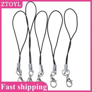 ZTOYL💝 10Pcs Lanyard keychain for USB flash drive strap string black
