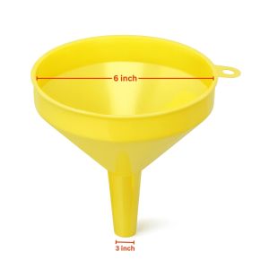 AWE 6 Inch PVC Funnel 25g Multipurpose Oil Water Fuel Liquid Transfer Funnel FN316-3
