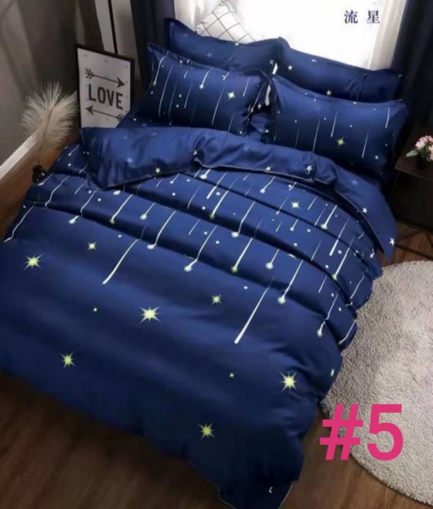 SUPER SINGLE ( 3 IN 1 ) Aloe Cotton Bedsheet super single size fitted