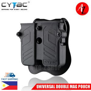 CYTAC Tactical Gear Universal Double Magazine Pouch Adjustable Mag Pouch Holder Fits Most of Magazine