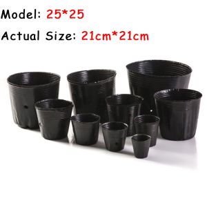 Nursery Pot Plastic Plant Seeds Nursery Box Garden Propagation Container Grow Bag Garden Flower Pots