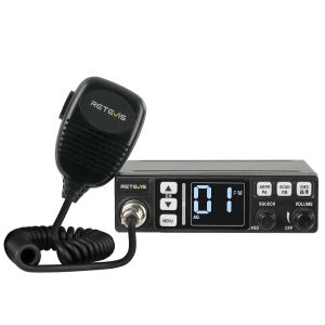 Retevis MB3 MB63 Two Way Radio Black Dual-Mode AM and FM CB Radio VOX 40 Channels 12V/24V