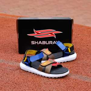 Terbaru !! Sendal Pria Wanita Shaburay Velcro Slide Multicolour Local Brand | Sendal Daily | Sendal Gunung | Sendal Santai