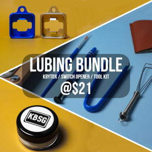 Lubing Bundle to Lube switches for Mechanical Keyboard (Krytox Switch Opener Keycap switch puller brush stem holder)