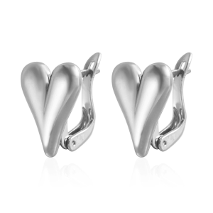 Heart Earrings Stylish Ear Heart Ear Studs Ear Accessories Alloy Texture for Trendy Student and Professionals