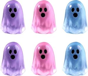 Halloween Small Specter Doll Glow-in-the-Dark Resin Specter Doll Hidden Glow-in-the-Dark Miniature Figurine Halloween Party Gift dolls house Decoration Toy