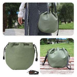 Leather Drone Storage Bag Anti-Collision Outdoor Drone Shoulder Bag Portable Carrying Case for DJI FLIP/NEO/MINI4K/4PRO