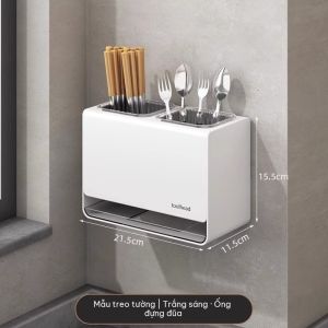 Giá để dao và dụng cụ nhà bếp đa năng giúp sắp xếp gọn gàng các vật dụng như dao kéo đũa muỗng