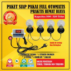 Paket Siap Pakai W3001 Kapasitas 100 Sampai 120 Butir Telur Mesin Tetas