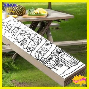 XINGK 32Pcs Christmas Cartoon Bookmarks Minimalist DIY Line Filling Blank Bookmark Decorative Page Markers Gift For Book Lover