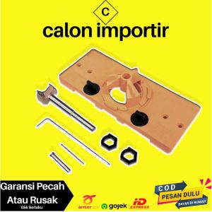 Xcan Alat Bantu Bor Hinge Jig Drill Guide Positioner 35mm Plastic Material Drill Guide