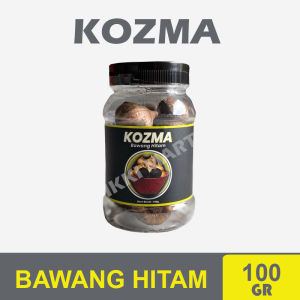 Kozma Black Garlic Botol 100 gram Bawang Hitam Tunggal Lanang qualitas Premium