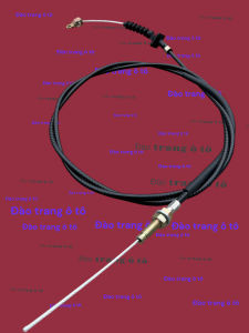 Dây ga 1 đầu nhựa vuông đen 1 đâu ren dài 22 25m lắp cho các loại xe ô tô