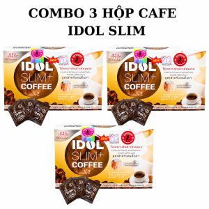 [Combo 3 hộp] Cà Phê Giảm Cân Idol Slim x2 Coffee Thái Lan chính hãng (Hộp 10 Gói)