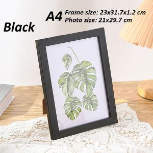 Photo Frame A4 Wooden Picture Frame Home Decor Picture Frame Wall Decoration Frame Stand Home Decor 相框