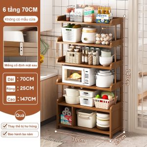 SUNNY BIERE Giá Treo Bếp Bằng Tre Đa Năng Tiết Kiệm Không Gian Miễn Phí Vận Chuyển