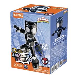 Mô Hình Blokees Black Panther TChalla Spidey & His Amazing Friends Level 02