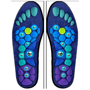 Magnetic Acupressure Shoe Insoles/Health Care Foot Massage/Orthopedic Height Increasing Insoles/Daily Use For Adults/Relieve Foot & Back Pain
