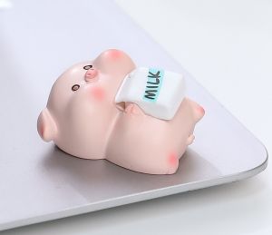 Mô Hình Heo Mini Ngỗ Nghĩnh 4 Phong cách Trang Trí