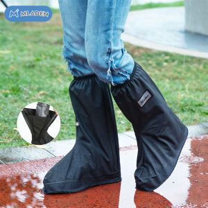 Thickened Wear Resistant Adult Rain Boot Shoe Cover Waterproof Anti Slip High Top Motorcycle Outdoor Travel