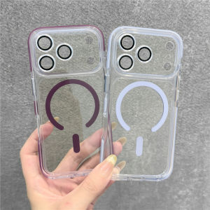 Full Camera Lens Film Protection Transparent for Magsafe Case For iPhone 17Pro 18Pro 17Pro Max Clear Shockproof Cover