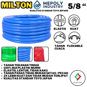 MILTON SELANG AIR BENANG 5/8" MILTON SELANG AIR DOP / DOFF 5/8" SELANG DOP MILTON DOP 5/8