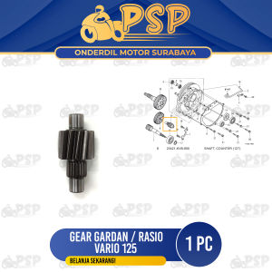 Gear / Gigi Gardan Rasio Kecil 125 - Ger Gir Transmisi Ratio Shaft Counter 13T Vario 150 PCX 150 Old
