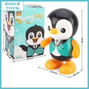 Smile - Mainan Anak Robot Pinguin Dancing Music Lighting - Mainan Dance Robot Penguin