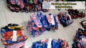 Sandal Custom Nama Karakter Kartun Anak-anak dan Dewasa Laki-lakiPerempuan